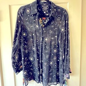 Johnny Was button down top size Small